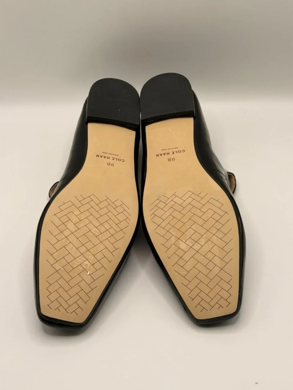 Cole Haan Women Bridge Black Mary Jane Ballet Flat Sz 9 B